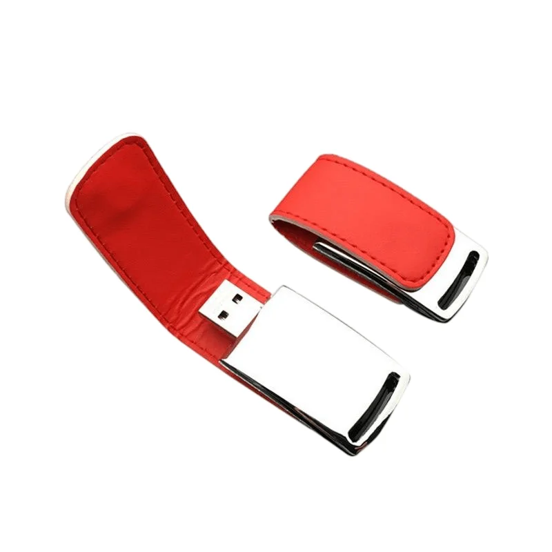 Creative Leather USB Flash Drive detail view 3 - custom leather USB flash drive by YOUSAN