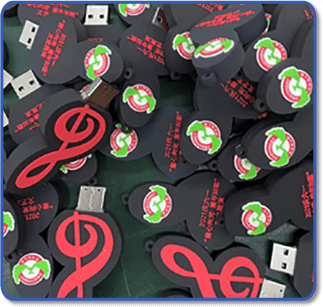 Custom USB production example