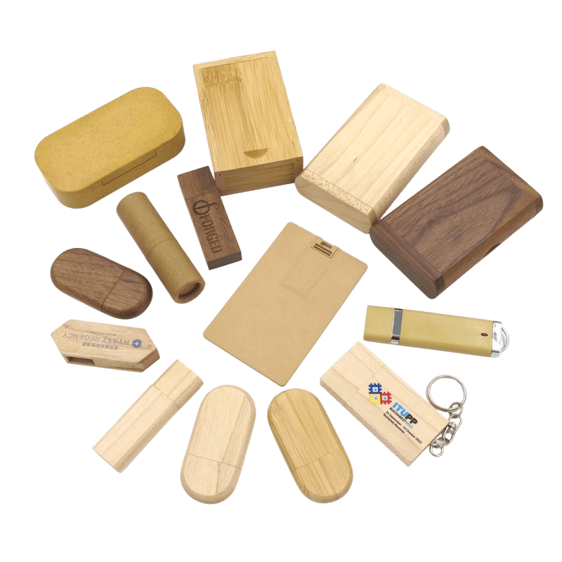 wooden usb pendrive banner