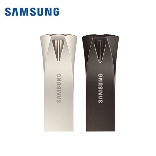 SAMSUNG BAR Plus Metal USB Flash Drive - custom metal USB flash drive with logo, made by YOUSAN USB manufacturer