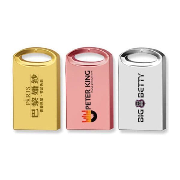 Mini Fit Metal Waterproof Compact USB Drive - custom metal USB flash drive with logo, made by YOUSAN USB manufacturer