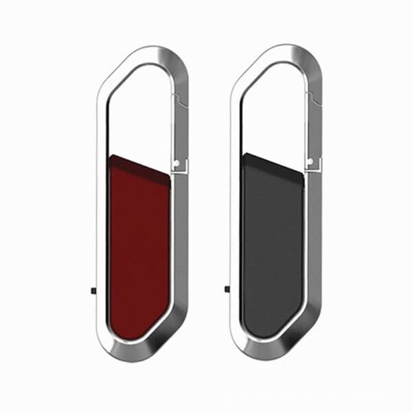 Swivel USB Flash Drive Dual Flash Drive with Hook - custom metal USB flash drive with logo, made by YOUSAN USB manufacturer