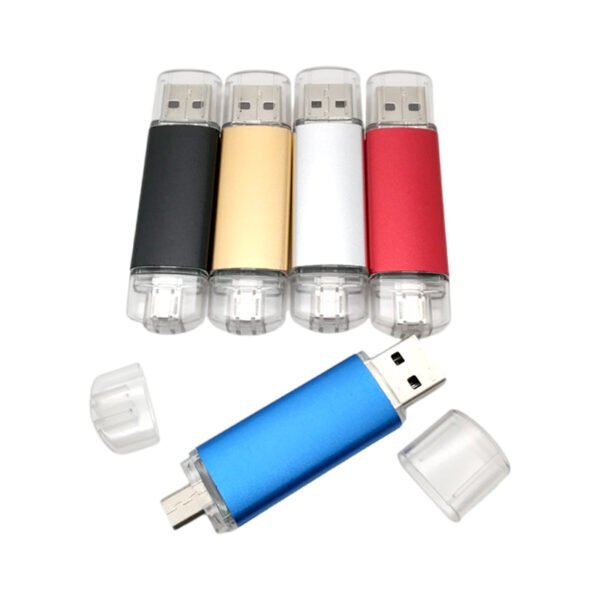 Aluminum Alloy USB-C Pendrive - custom OTG USB flash drive with logo, made by YOUSAN USB manufacturer