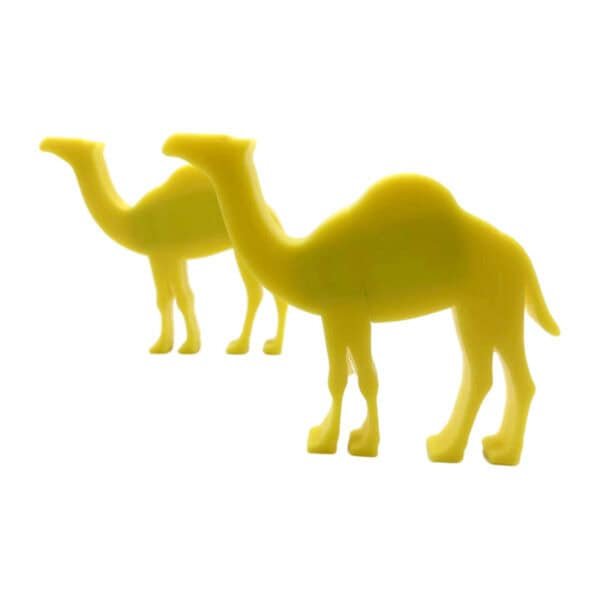 Camel shaped custom PVC USB flash drive with sitting camel with hump, long neck and detailed legs - promotional USB drive by YOUSAN USB manufacturer
