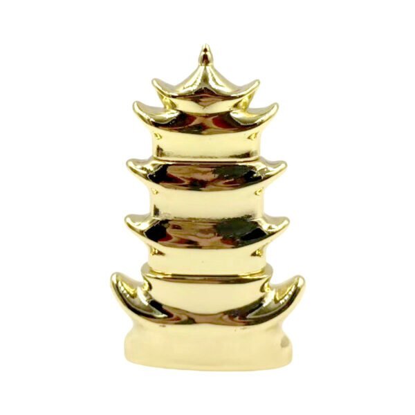 Gold Metal Tower USB Pendrive - custom metal USB flash drive with logo, made by YOUSAN USB manufacturer