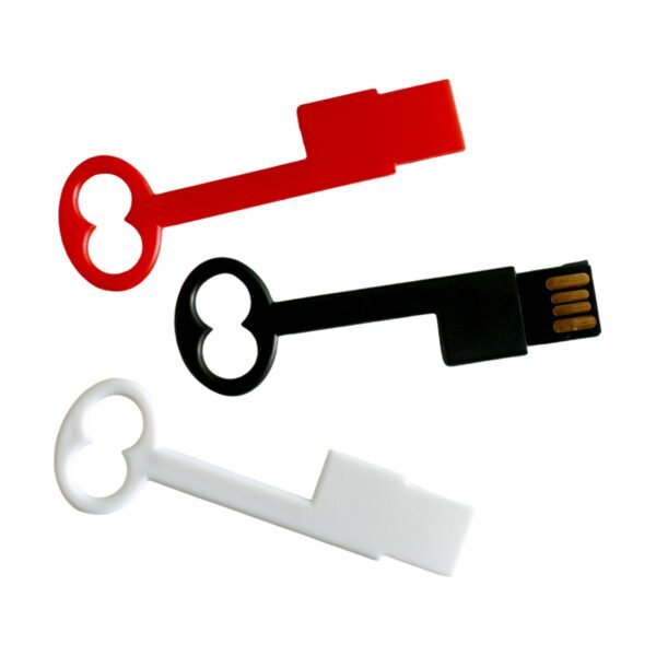 Plastic Key Shape USB Flash Drive - custom USB flash drive with logo, made by YOUSAN USB manufacturer