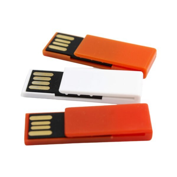 Ultra-thin Book Clip USB Flash Drive - custom USB flash drive with logo, made by YOUSAN USB manufacturer
