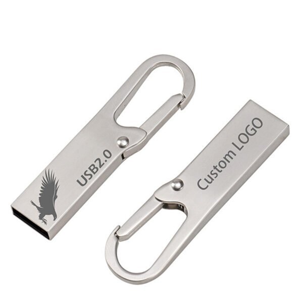 Metal Buckle USB Flash Drive detail view 3 - custom metal USB flash drive by YOUSAN