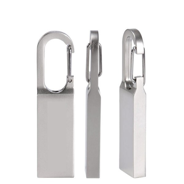 Metal Carabiner USB Flash Drive - custom metal USB flash drive with logo, made by YOUSAN USB manufacturer
