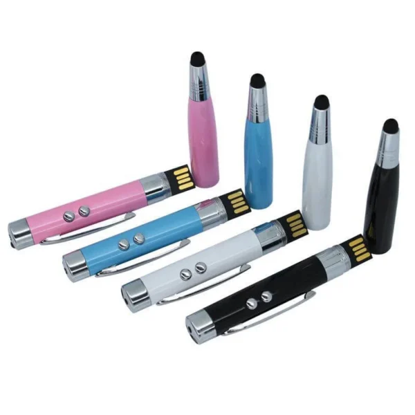 4-in-1-Laser-Stylus-USB-Stick – individuell gefertigter USB-Stift mit Logo, hergestellt vom USB-Stick-Hersteller YOUSAN USB