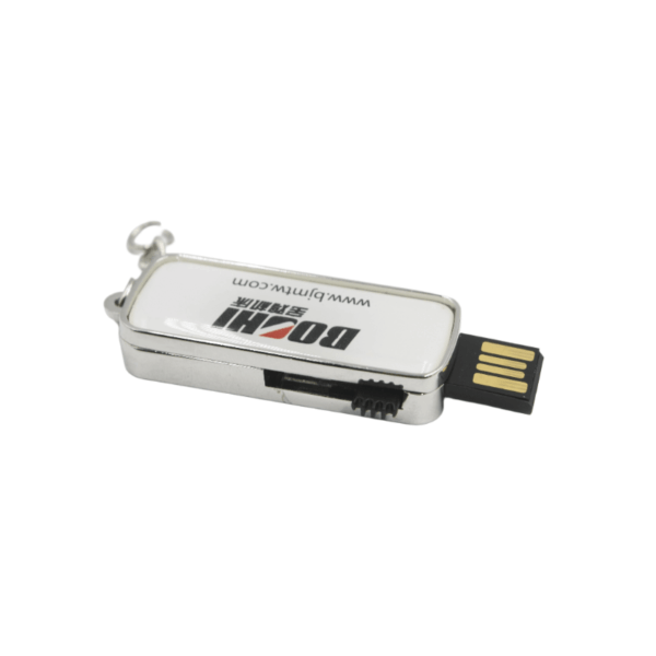 Business Side Push Epoxy USB Flash Drive - custom plastic USB flash drive with logo, made by YOUSAN USB manufacturer
