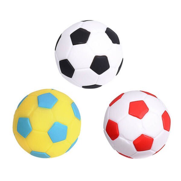 Football shaped custom PVC USB flash drive with classic soccer ball with realistic panels and stitching - promotional USB drive by YOUSAN USB manufacturer