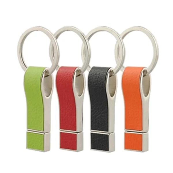 Custom Whistle Leather USB Flash Drive - custom leather USB flash drive with logo, made by YOUSAN USB manufacturer