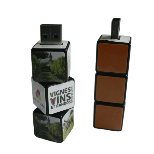 Block-assembled USB Flash Drive - custom USB flash drive with logo, made by YOUSAN USB manufacturer