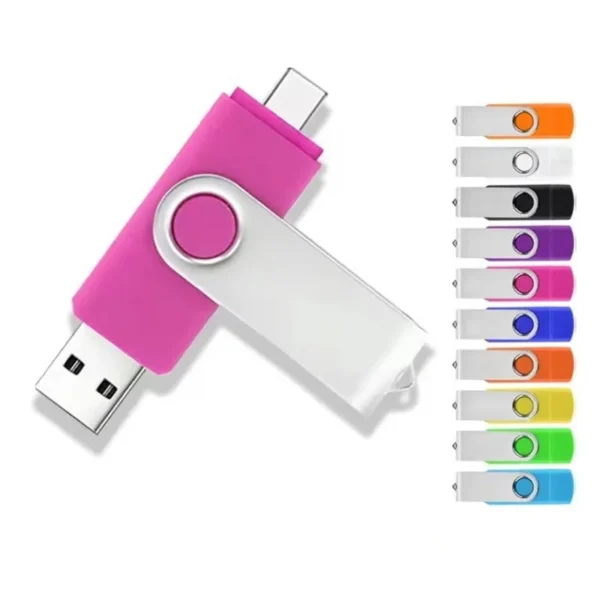The Most Popular Twist USB Flash Drive for Android Phone - custom swivel USB flash drive with logo, made by YOUSAN USB manufacturer