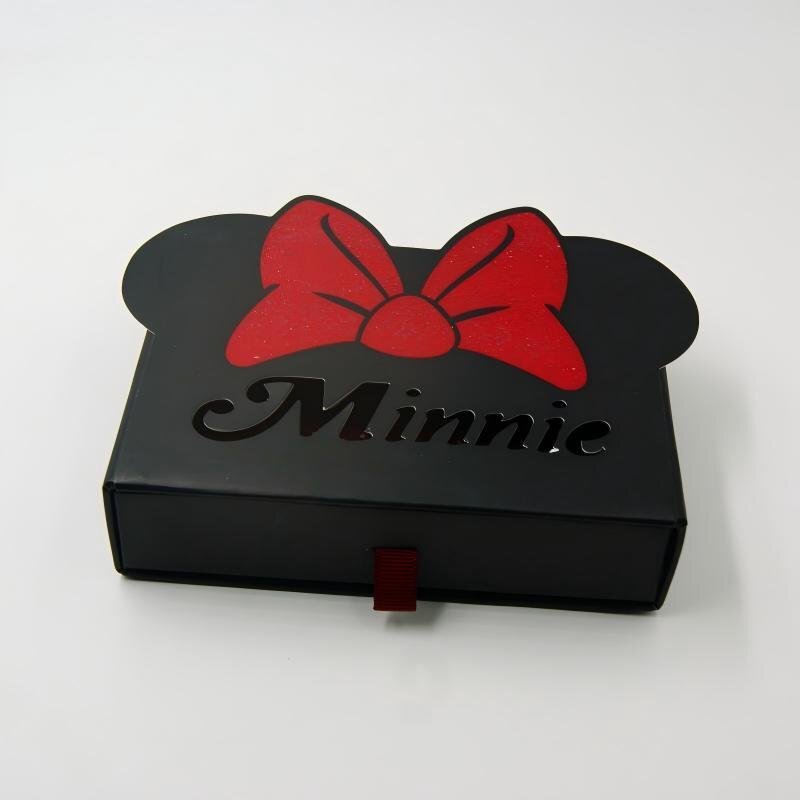 Scatola regalo a cassetto scorrevole a forma di Minnie Mouse