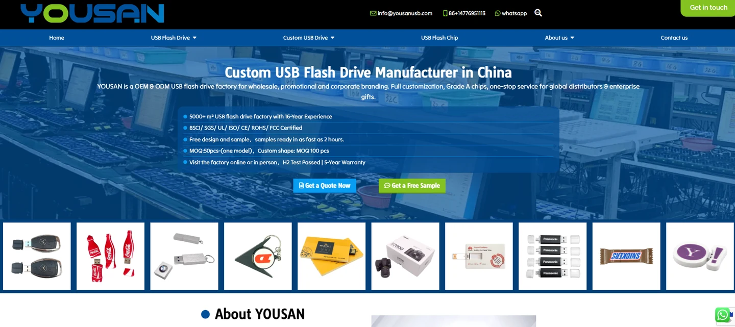 OEM-Fabrikstandort (YOUSAN) Startseite der YOUSAN-OEM-Fabrik